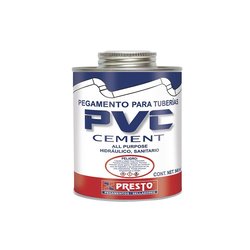 Pegamento PVC Presto 946 ml Para Tuberías