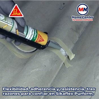 Sellador poliuretano sikaflex 1a purform blanco salchicha 600 ml