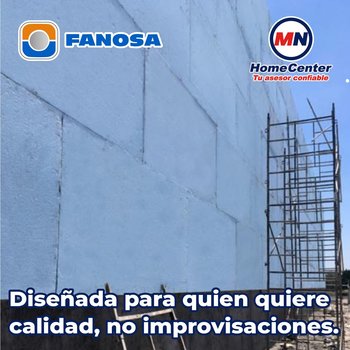 Placa poliestireno Fanosa Blueboard 2" 1.22 x 2.47 M densidad 28