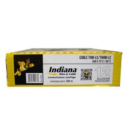 Cable Eléctrico Blanco Rollo de 100 M Calibre 12 THW-LS