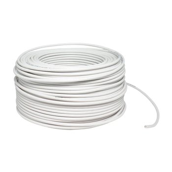 Cable Eléctrico Blanco Rollo de 100 M Calibre 12 THW-LS