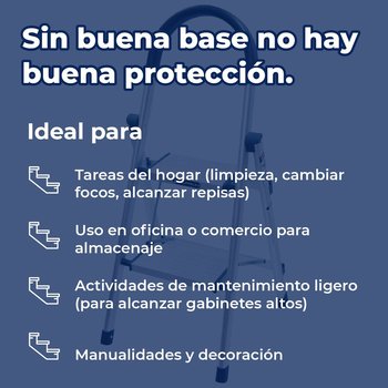 Escalera Tijera Taburete 0.96 m 2 peldaños