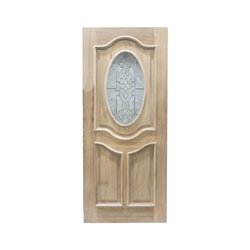Puerta de Caoba Oval Baggio Gumont .91 x 2.13 mts