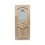 Puerta de Caoba Oval Baggio Gumont .91 x 2.13 mts