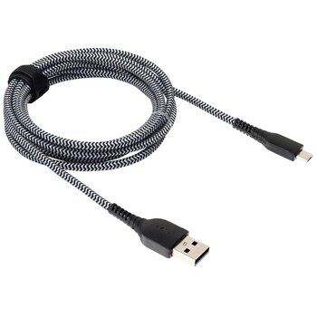 Cable carga usb trenzado tipo micro 6 ft
