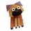 Figura decorativa mascota Pug 29 cm