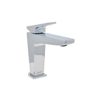 Llave Monomando Para lavabo corto sin contra Spiga cromo Helvex