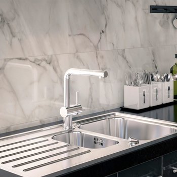 Muro Azulejo Tipo Mármol Dannes Blanco Daltile 30 x 45 cm