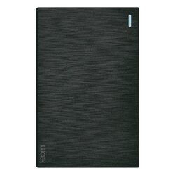 Placa de 1 Apagador Sencillo Lucek Flat Negro