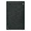 Placa 1 Apagador Sencillo Lucek Flat Negro