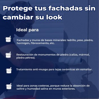 Repelente de Agua y Antimusgo Para Fachadas Sikaguard-70 19 Lts