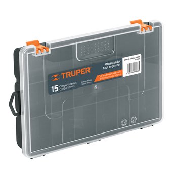 Organizador Truper 11 pulg con 15 Compartimentos