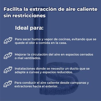 Ducto de Aluminio Flexible Extracción Coflex
