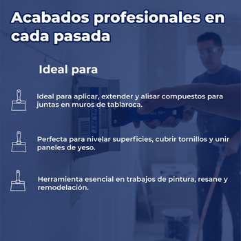 Espátula Acero Inoxidable Panel Rey 8 pulgadas