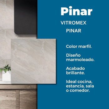 Piso Pinar Marfil Vitromex 55.5x55.5 cm