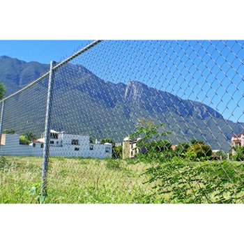 Malla Ciclónica Galvanizada DeAcero 2.00 x 20 M Calibre 13