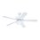 Ventilador Huracán Full Plástico Blanco CoolFan Aspas 132 cm