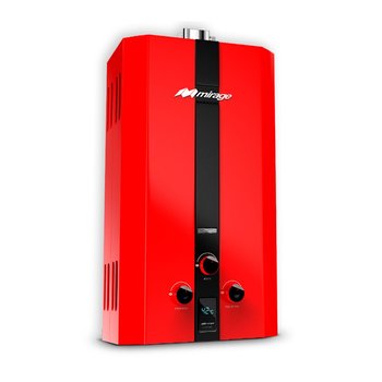 Calentador Paso Rojo 6 L Mirage Flux Gas Natural