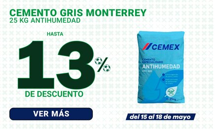cemento gris antihumedad 25kg