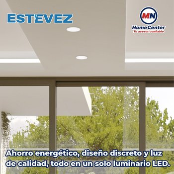 Luminario led empotrado 5 pulgadas 12 watts 6000K led blanco