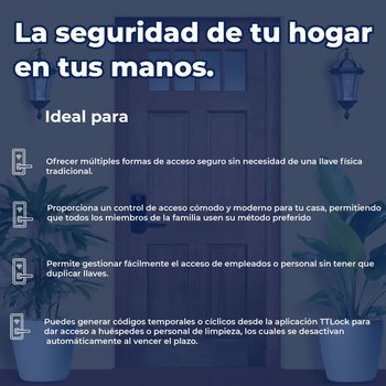 Cerradura inteligente para puerta XE CI-200BT negra bluetooth