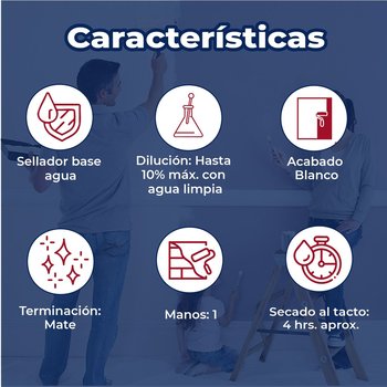 Sellador Vinílico Entintable Sherwin Williams 3.8 L