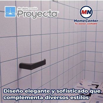 Porta papel de Rollo Higiénico Ébano Linea Quadratta Proyecta