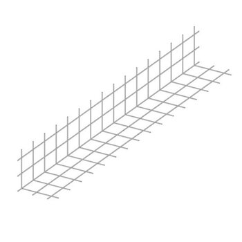 Malla Panel W Esquinera 0.12X2.44 M