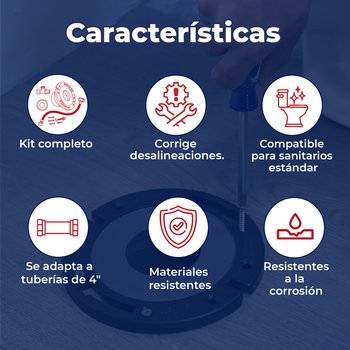Kit de Instalación Para Sanitario Brida Coflex