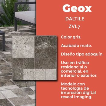 Piso Geox Café Daltile 45x45 cm