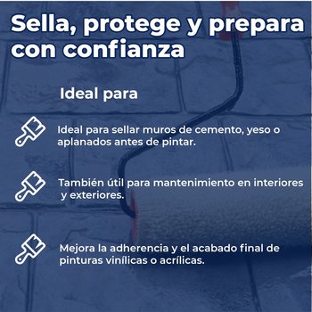 Sellador Vinílico Transparente Sherwin williams 19 L