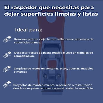 Raspador Con Cuchillas de 1-1/2" Mango Ergonómico Truper