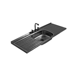 Fregadero marca Eb Técnica 140 x 50 cm 1 Tina 2 Escurridores