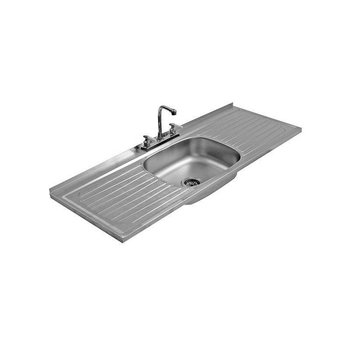 Fregadero marca Eb Técnica 140 x 50 cm 1 Tina 2 Escurridores