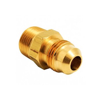 Niple Terminal Bronce Gas 3/8 x 3/8 pulg