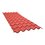 Lámina Galvateja Pintro Cal 26 1 x 2.44 ml Rojo Janitzio