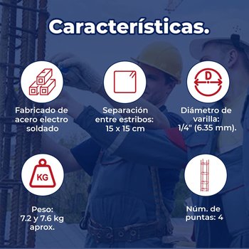 CASTILLO ARMEX 1/4 15X15 4 PUNTAS 6ML FISC.(1