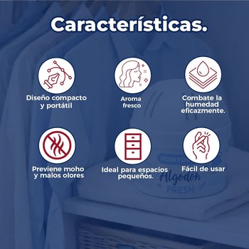 Mini Deshumidificador Humydry de Algodón Antihumedad