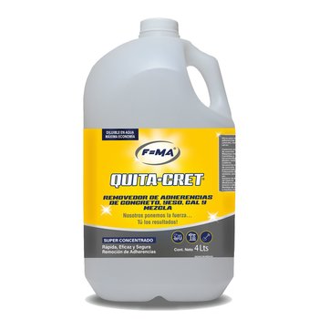 REMOVEDOR ADHERENCIAS 4 L QUITA-CRET