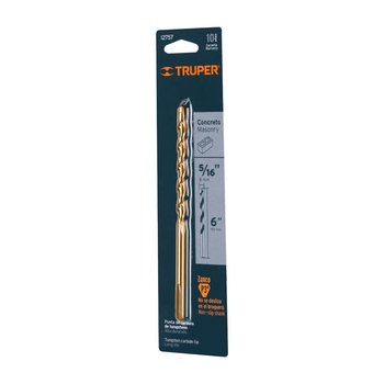 Broca Concreto Truper 5/16 x 6 pulg