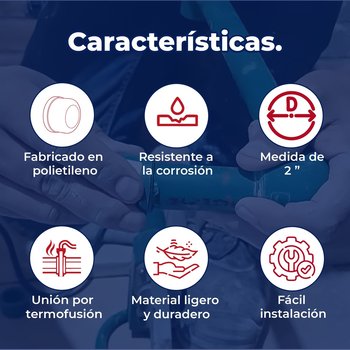 Tapón Tuboplus Hembra Rotoplas 2" Para Instalación Hidráulica