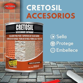 SELLADOR ACRÍLICO SATINADO 950 ML CRETOSIL ACCS