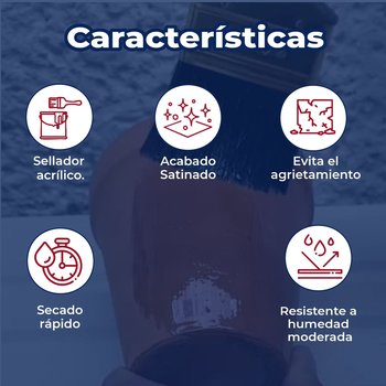 SELLADOR ACRÍLICO SATINADO 950 ML CRETOSIL ACCS