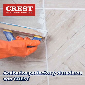 Boquilla con arena 10 kg Crest color blanco ártico