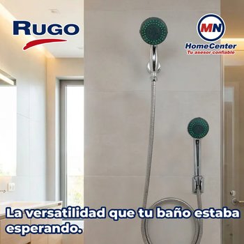 Regadera Teléfono de 2 3/4” con 3 funciones Manual Rugo