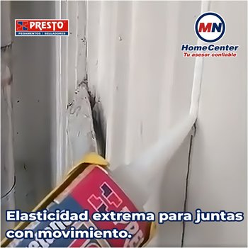 Sellador Poliuretano Presto Flex Blanco 300 mL