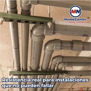 Tubo PVC 40 50 MM 2 (6 MTS) Para Instalación Hidráulica