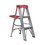 Escalera Tijera Aluminio 2 Peldaños 150 KG
