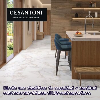 Piso Tipo Mármol Sereni Cesantoni 45x90 cm Rectificado