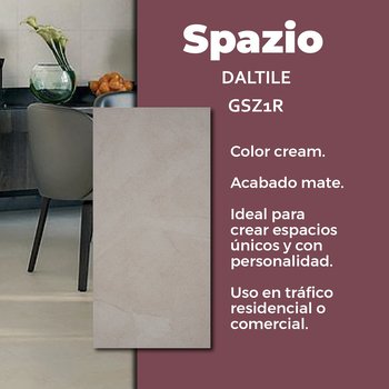 Piso Spazio Crema Daltile 45x90 cm Rectificado